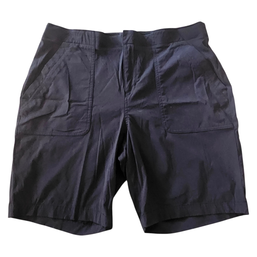 Eddie Bauer Black, Navy and Olive Nylon Hiking Bermuda Shorts Lot. Sz. 12 - Picture 9 of 13